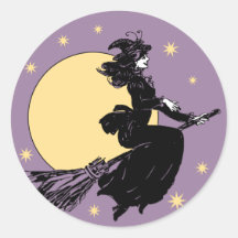 Alte Fashoned Hexe Sticker
