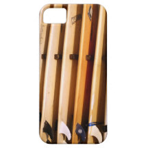 Alte gelbe Surfbretter iPhone 5 Hüllen