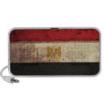 Alte hölzerne Ägypten-Flagge iPhone Lautsprecher