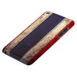 Alte hölzerne Thailand-Flagge iPod Case-Mate Hüllen