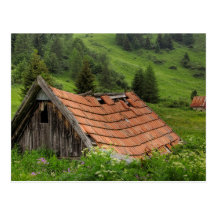 ALTE HÜTTE POSTKARTE