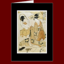 Alte japanische Kunst-Karte karten
