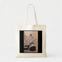 Alte japanische Samurai-Malerei Taschen