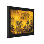 Alte Landschaft wickelte Leinwand-Druck ein Gespannte Galeriedrucke