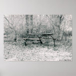 Alte Lastwagen-Tabelle Plakat