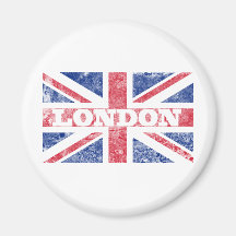 Alte London-Flagge Kühlschrankmagnet