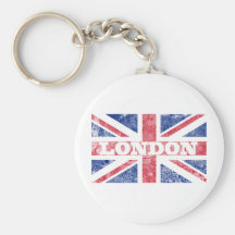 Alte London-Flagge Schlüsselbänder