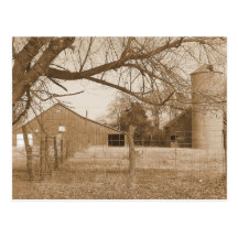 Alte Postkarte der Scheune 2