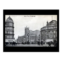 Alte Postkarte, Edinburgh, West End