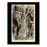Alte Postkarte, New York City, Chrysler-Gebäude