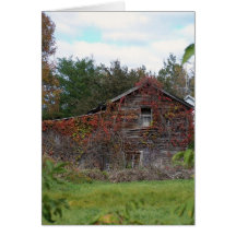 Alte Scheune im Fall Karte