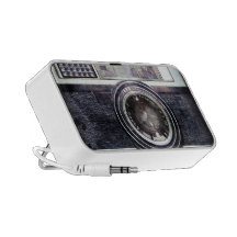 Alte schwarze Kamera iPhone Lautsprecher