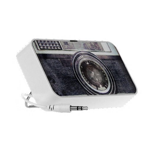 Alte schwarze Kamera iPhone Lautsprecher