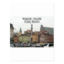 ALTE STADT WARSCHAUS POLEN STARREN-MIASTO POSTKARTE
