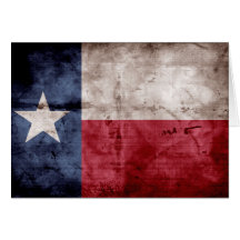 Alte Texas-Flagge Karten