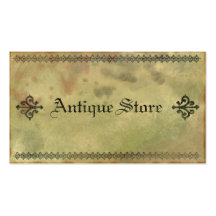 Alte und Grungy antike Vintage Geschäfts-Karte Visitenkarte