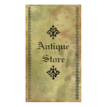 Alte und Grungy antike Vintage Geschäfts-Karte Visitenkarte