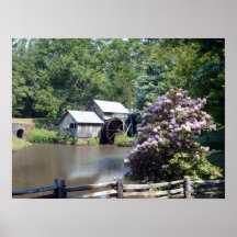 Alte Virginia-Mühle Posterdruck