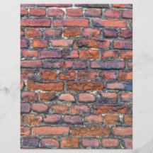 Alte Wand-Beschaffenheit der Ziegelsteine Flyerbedruckung