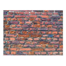 Alte Wand-Beschaffenheit der Ziegelsteine Postkarte