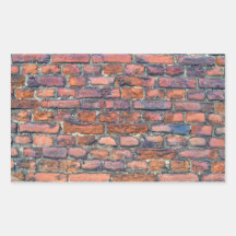 Alte Wand-Beschaffenheit der Ziegelsteine Stickers