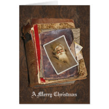 Alte Welt Sankt, frohen Weihnachten Karten
