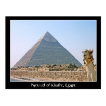 Altes Ägypten: Pyramide von Khafre, Ägypten Postkarten