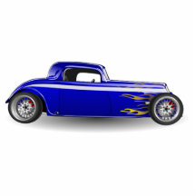 Altes antikes Auto-Auto Photoskulpturen