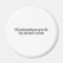 Altes Mathe zur Unendlichkeit Kühlschrankmagnet