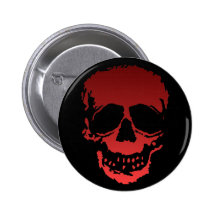 Altes Schädelrot Button