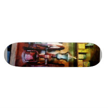 Altmodische Kaffeemühle Personalisierte Skatedecks