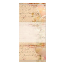 Altmodischer Vintager Hochzeitsentwurf Bedruckte Werbekarten