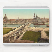 Altstadt, Dresden, gesehen vom Ministerium des Kri Mauspad
