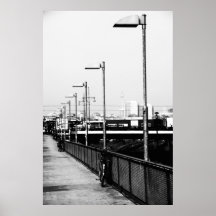Am S-Bahnhof Berlin Posterdrucke