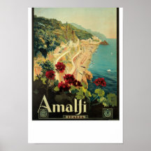Amalfi Plakat