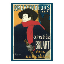Ambassadeurs: Artistide Bruant durch Toulouse Laut Individuelle Ankündigskarten