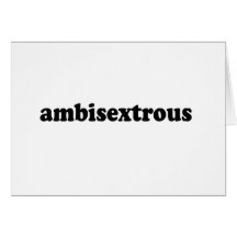 AMBISEXTROUS GRUßKARTEN