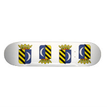 Ameland, die Niederlande Skateboard Brett