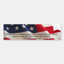 american-flag-2a, viele Amerikaner starb für unser Auto Sticker
