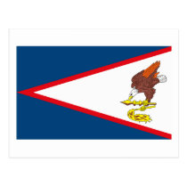 American- Samoaflaggen-Postkarte postkarten