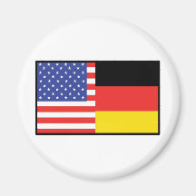 Amerika Deutschland Kühlschrankmagnet