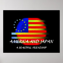 AMERIKA UND JAPAN EINE SCHÖNE FREUNDSCHAFT PLAKAT