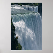 Amerikaner fällt USA-Wasserfall-Foto-Plakat