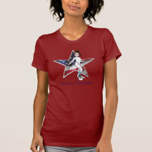 Amerikaner FencerGrrl - mit Stern T-shirt