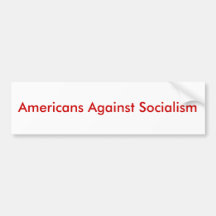 Amerikaner gegen Sozialismus Auto Sticker