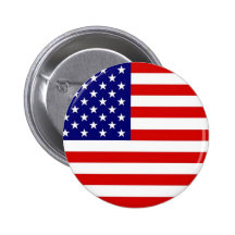 Amerikanische Flagge Anstecknadelbutton