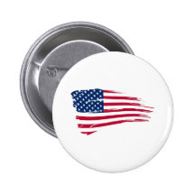 Amerikanische Flagge Button