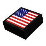 Amerikanische Flagge Modeschmuckschachteln