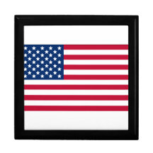 Amerikanische Flagge Erinnerungskisten