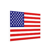 Amerikanische Flagge Gespannte Galerie Drucke